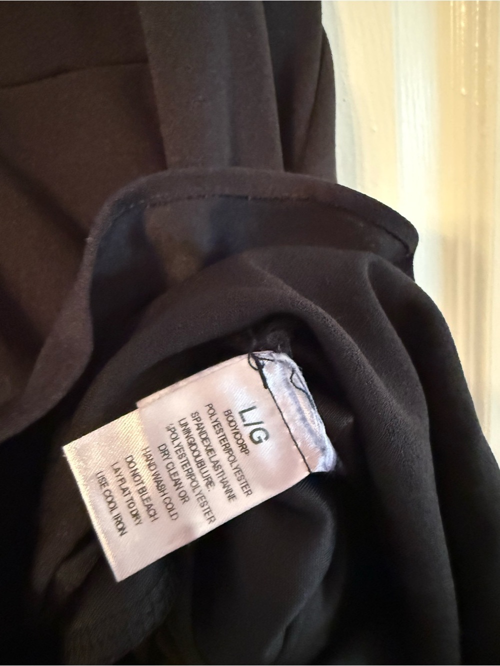 Design Lab Lord & Taylor Black Sleeveless Ruffle-Hem Mini Dress - Picture 3 of 7